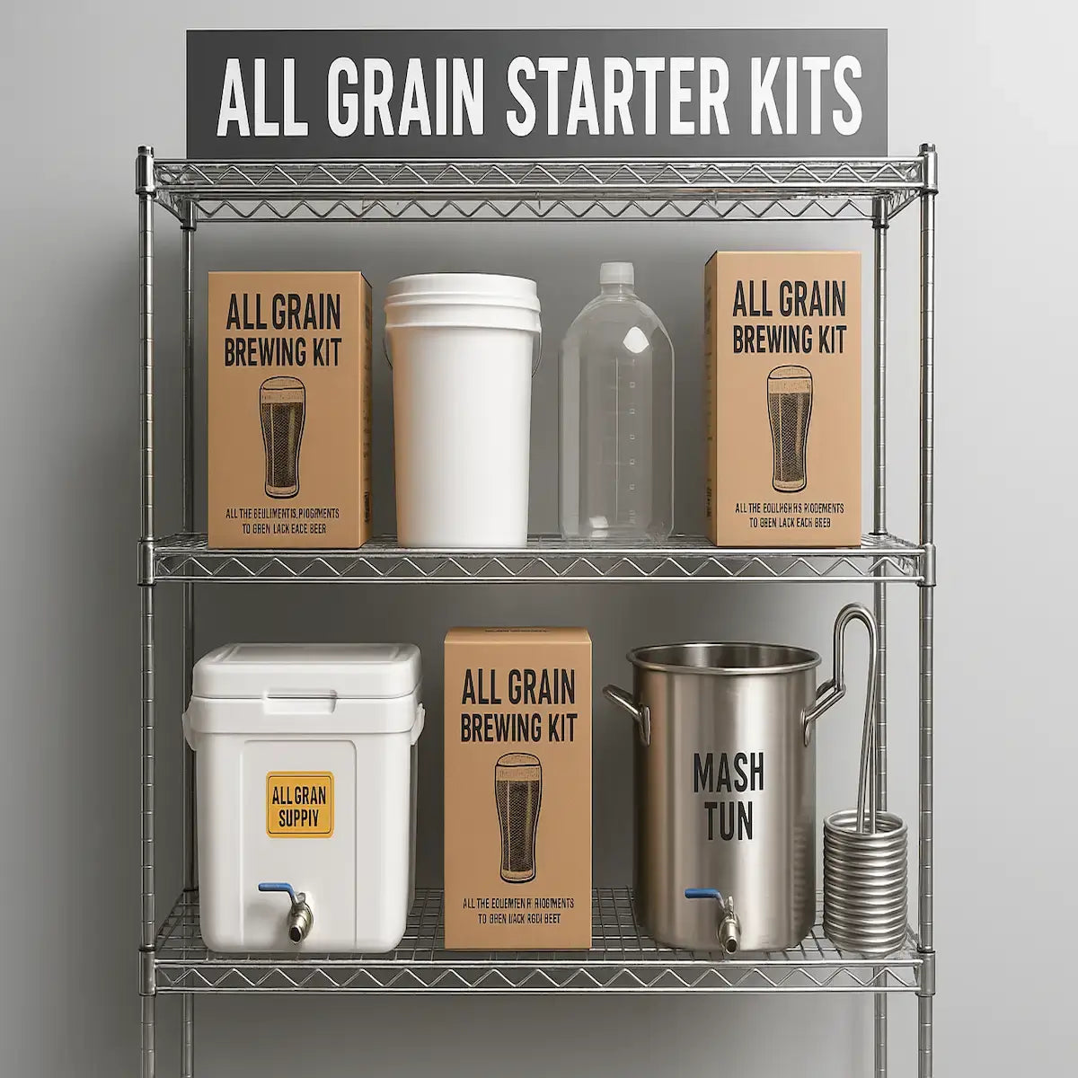 All Grain Brewing Starter Kits Range
