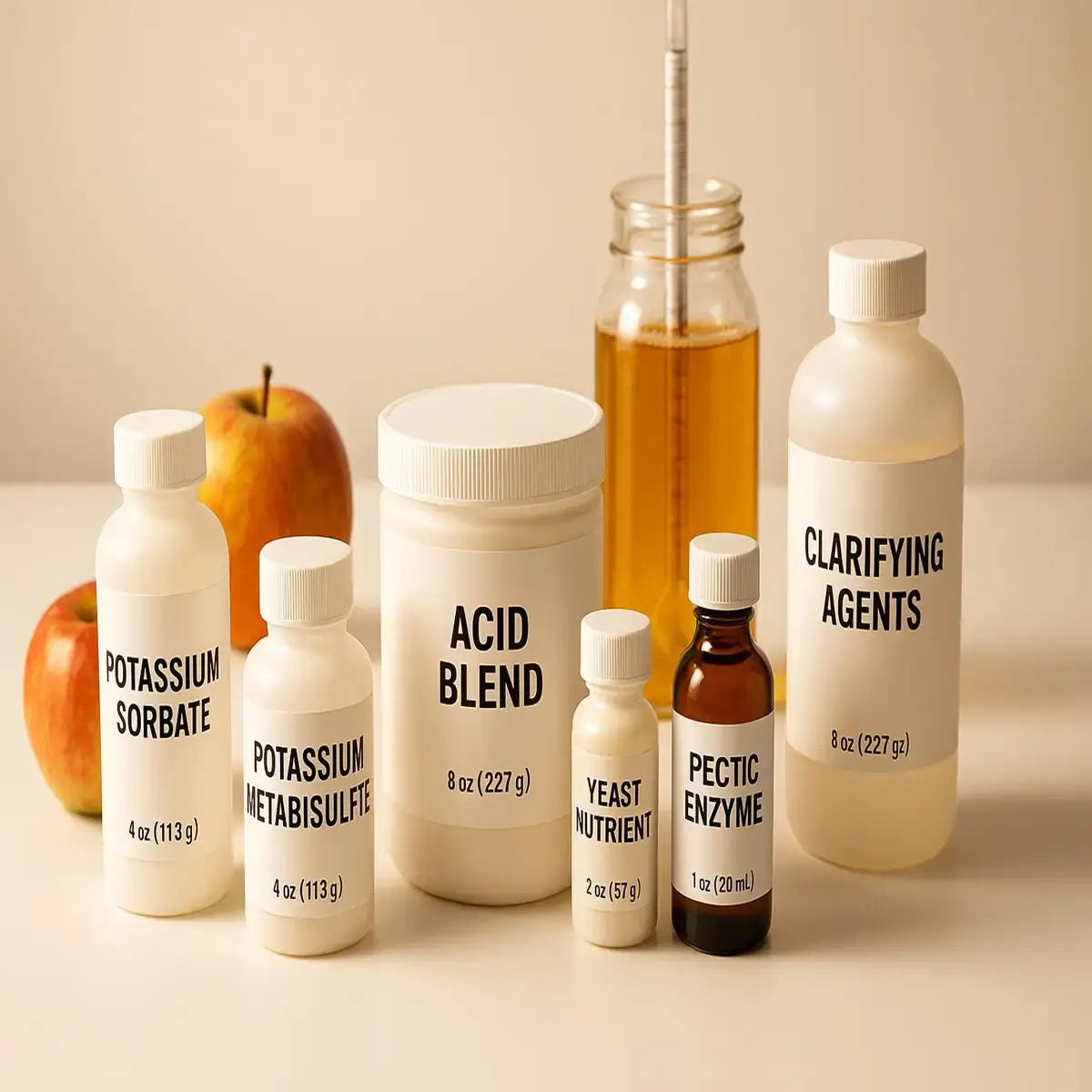 Cider Making Chemicals Range