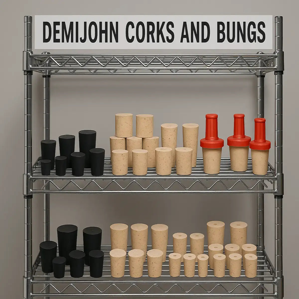 Demijohn Corks and Bungs Range