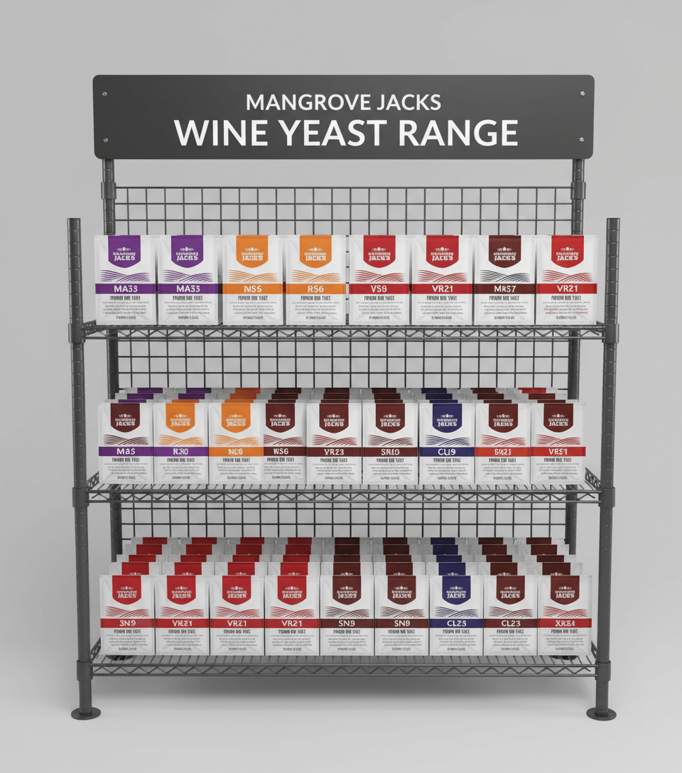 Mangrove Jacks Wine Yeast Range