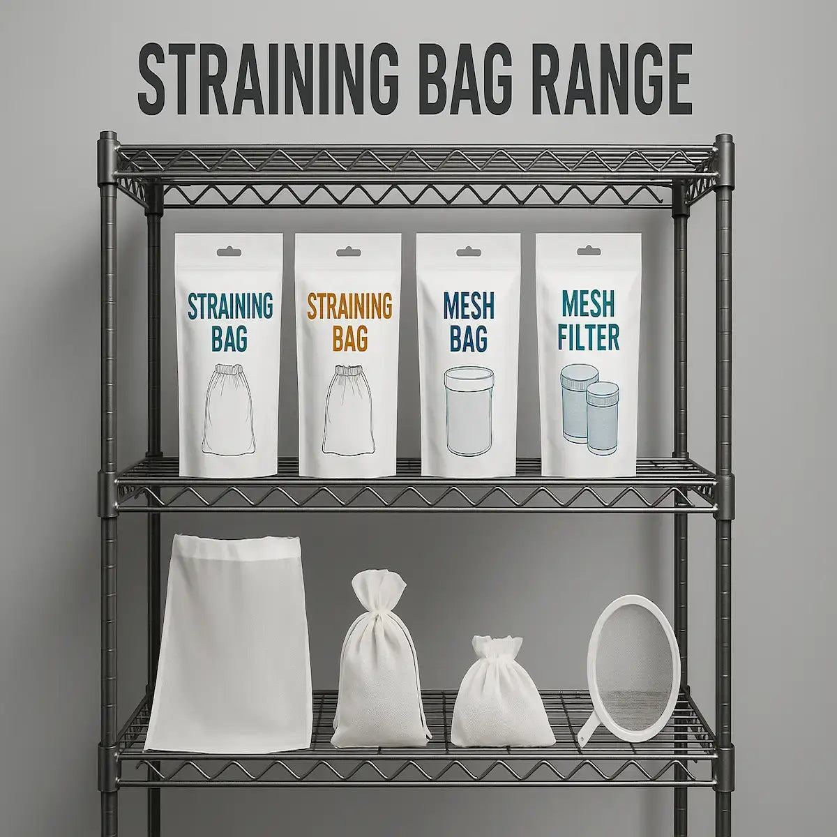 Straining Bag Range - Home Brewing