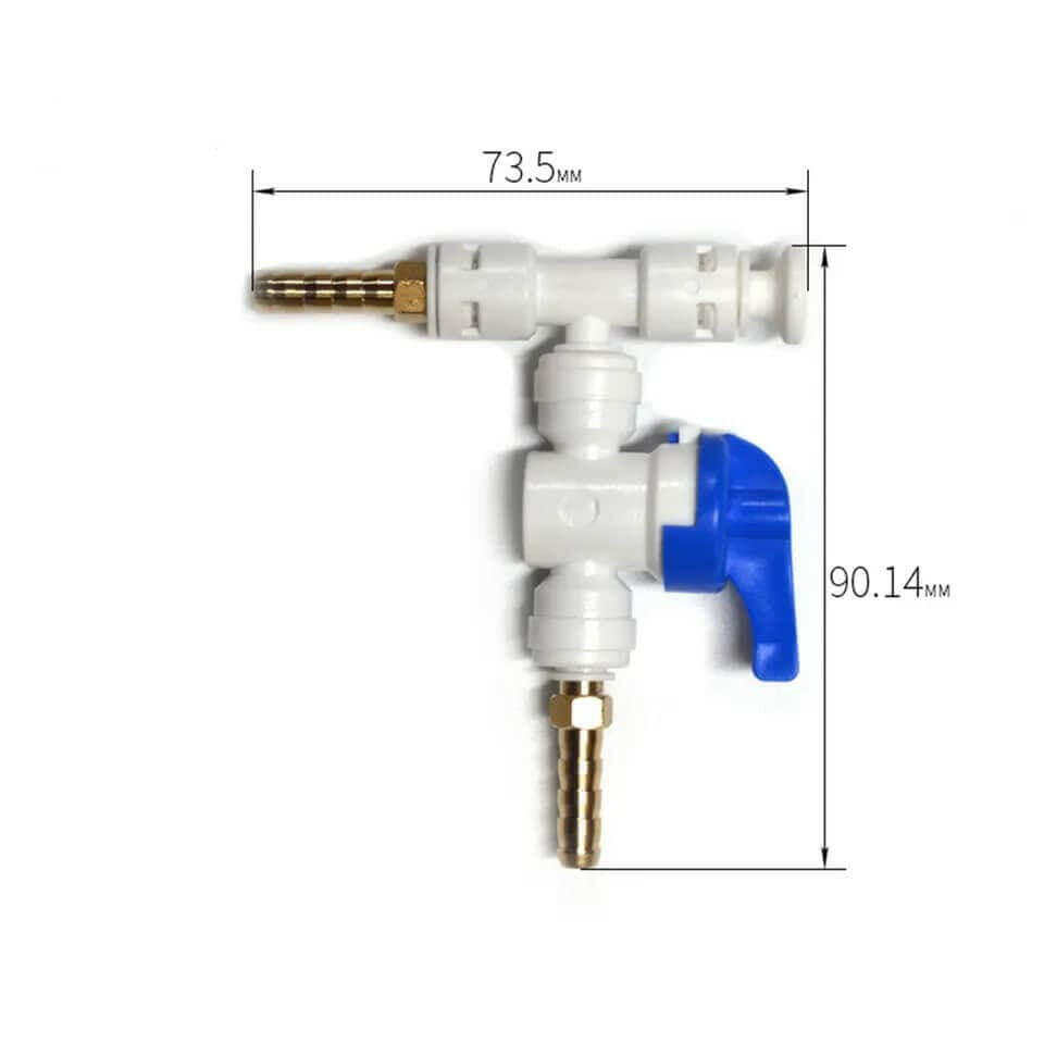 2 Way Gas Line Splitter | The Home Brew Shop | 66909