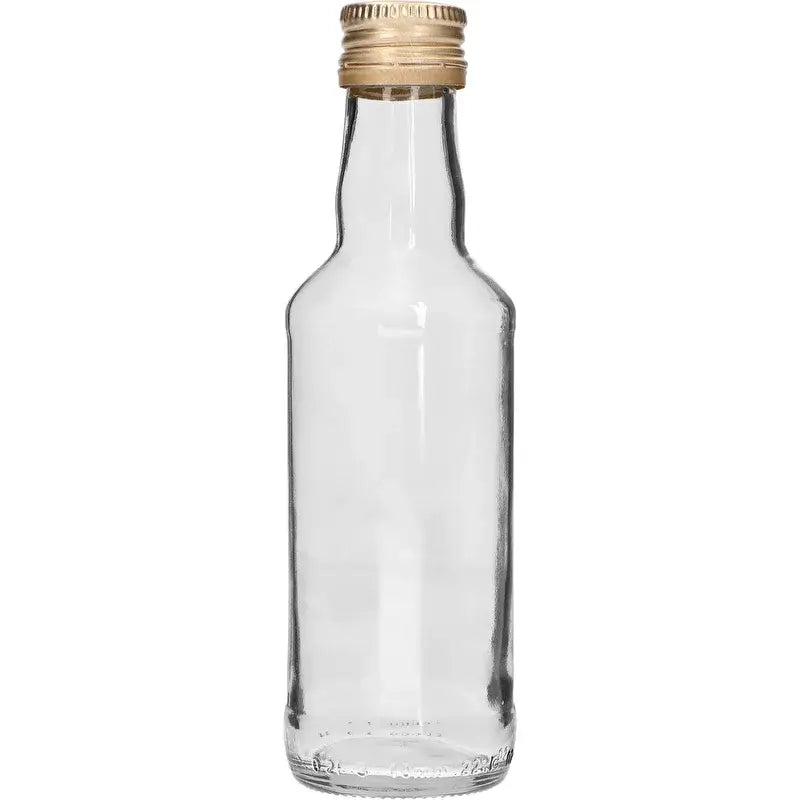 200ml classic spirits bottle with gold 28 mm screw cap, perfect for homemade spirits and liqueurs.