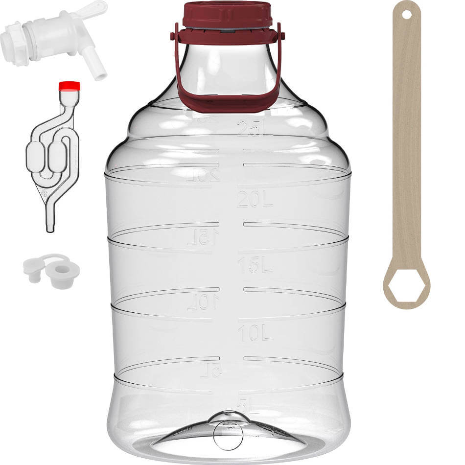 25 Litre Unbreakable Demijohn | Browin | The Home Brew Shop | 644226