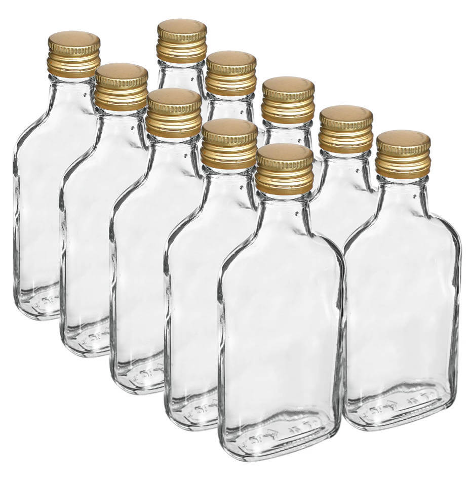 250ml Hip Flask Bottle 10 Pack | Browin | The Home Brew Shop | 631411