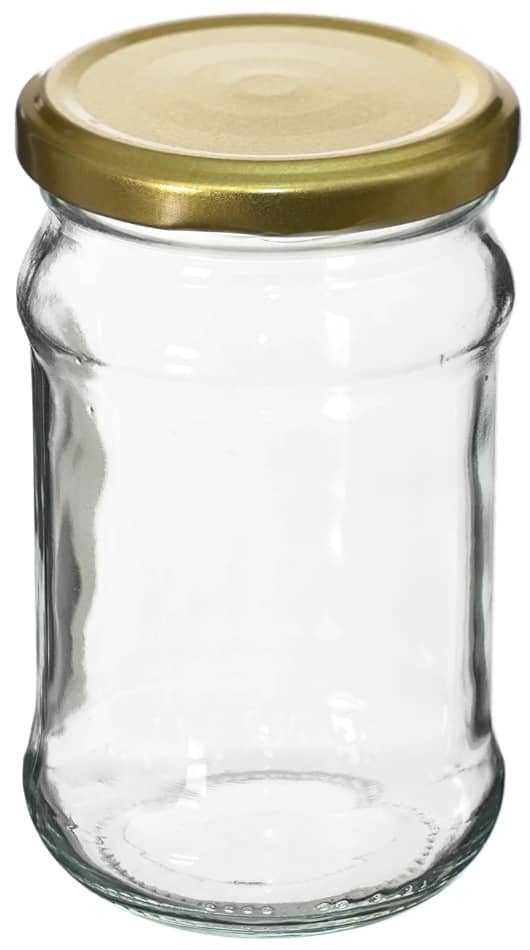 300ml Twist of Jar Gold Lid x 6 | Browin | The Home Brew Shop | 132303