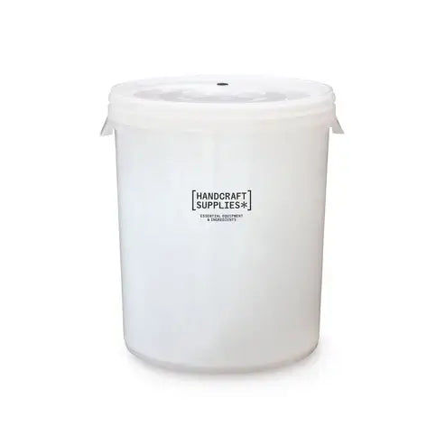 30 Litre Fermenter Bucket with Lid & Grommet from Handcraft Supplies, ideal for brewing and fermenting.