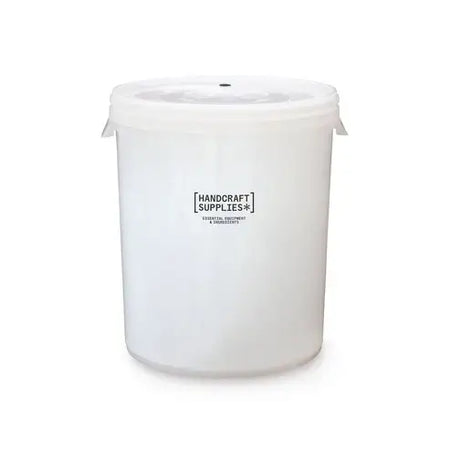 30 Litre Fermenter Bucket with Lid & Grommet from Handcraft Supplies, ideal for brewing and fermenting.