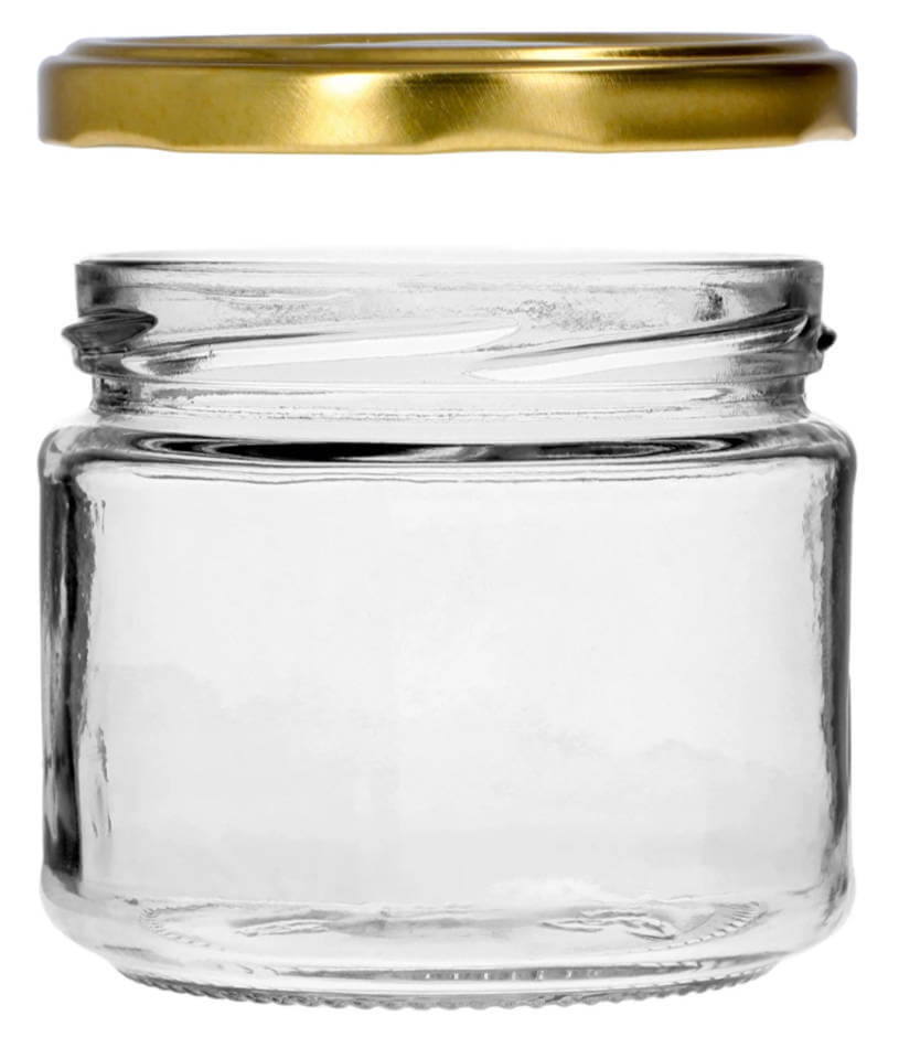 330ml Jar with Golden Lid | Browin | The Home Brew Shop | 132331