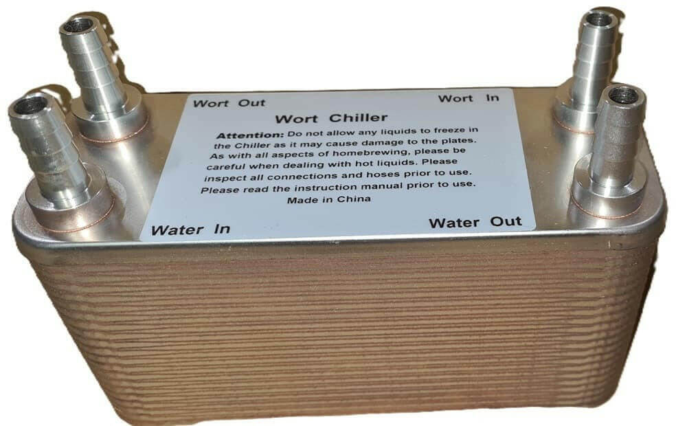 40 Plate Wort Chiller with 1/2