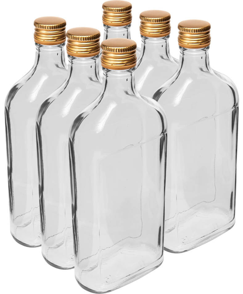 500ml Hip Flask Bottle 6 Pack | Browin | The Home Brew Shop | 631414