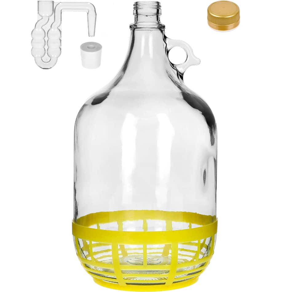 5L Lady Demijohn with Basket - Browin | The Home Brew Shop | 640416
