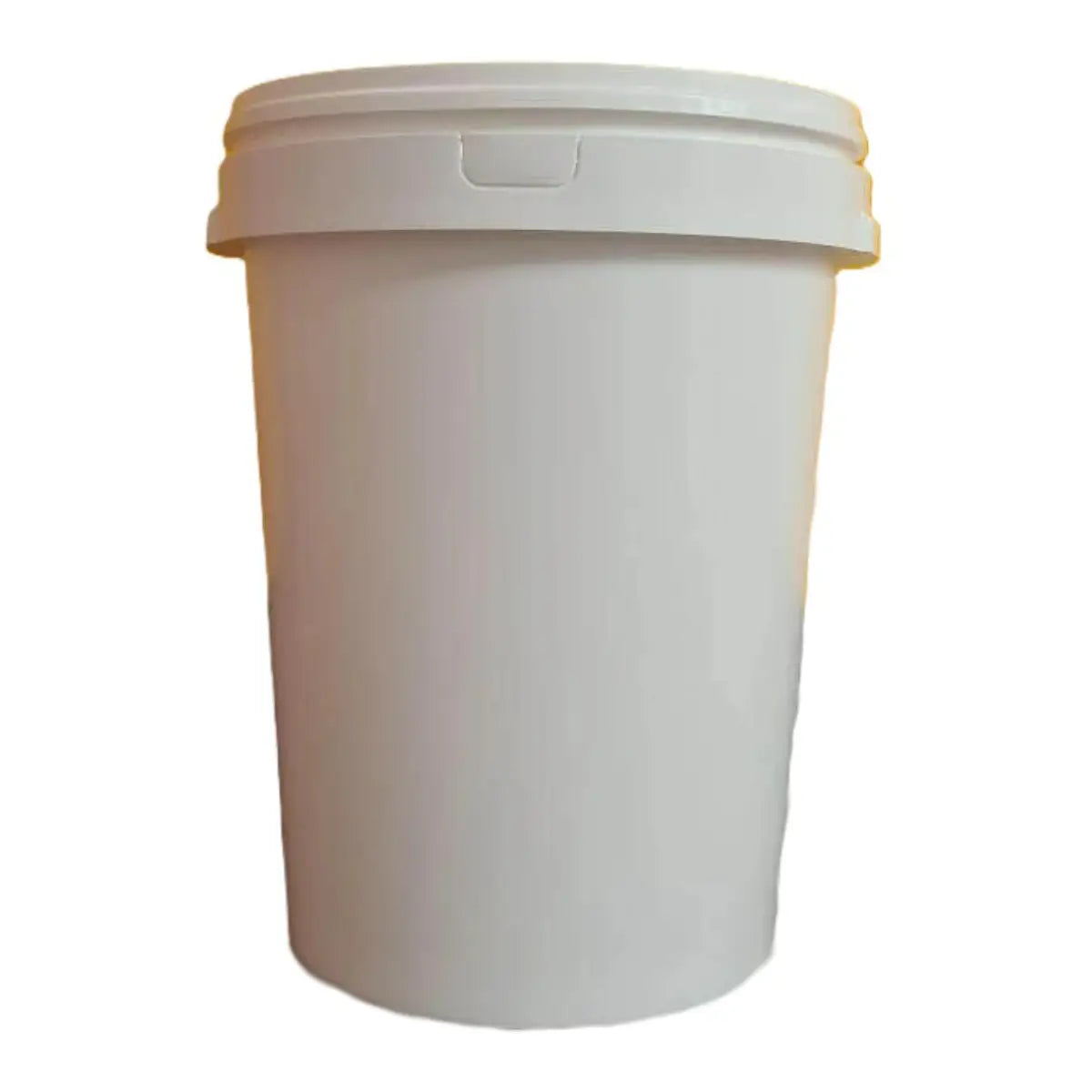 Fermenting Bin and lid 60 Ltr plain plastic bucket, 56 cm high, 43 cm wide, made from polypropylene.