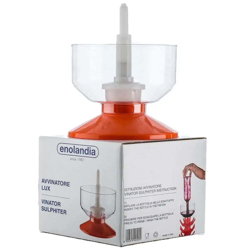 Bottle Rinser Vinator - Enolandia for efficient bottle rinsing before bottling.