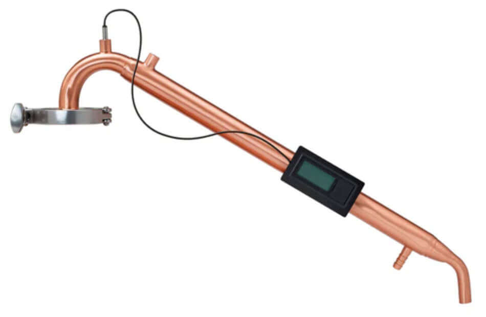 SS Create Alembic Copper Condenser with Tri-Clamp The Home Brew Shop 50045