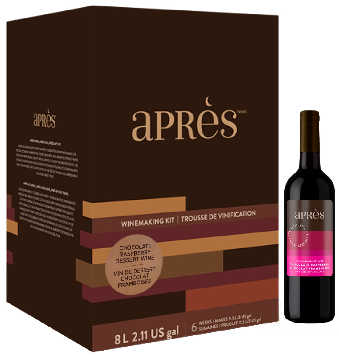 Aprés Chocolate Raspberry Desert Wine Kit