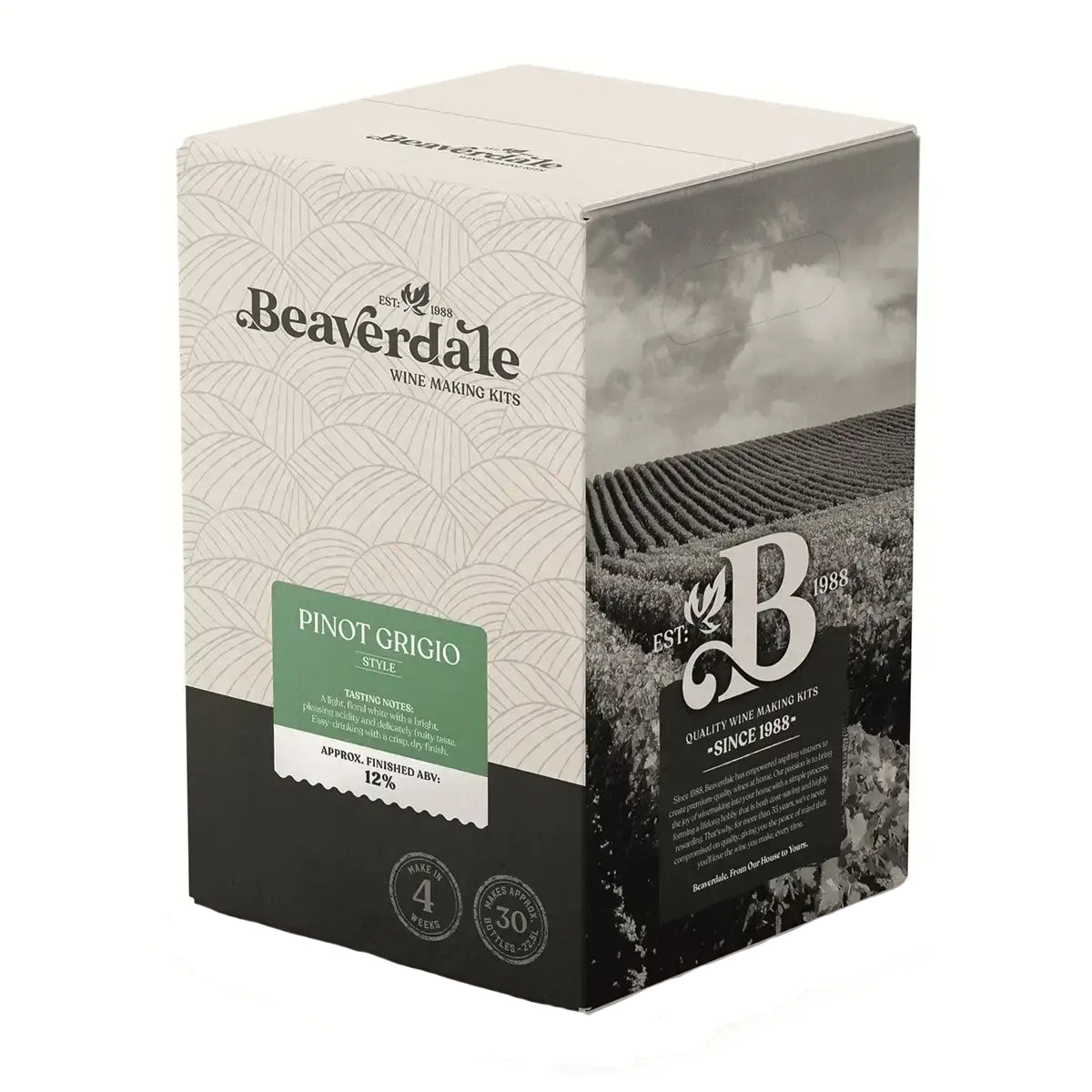 Pinot Grigio Wine Kit Beaverdale 30 Bottles