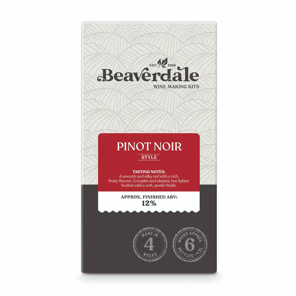 Beaverdale 6 Bottle Wine Kit Pinot Noir Style Front