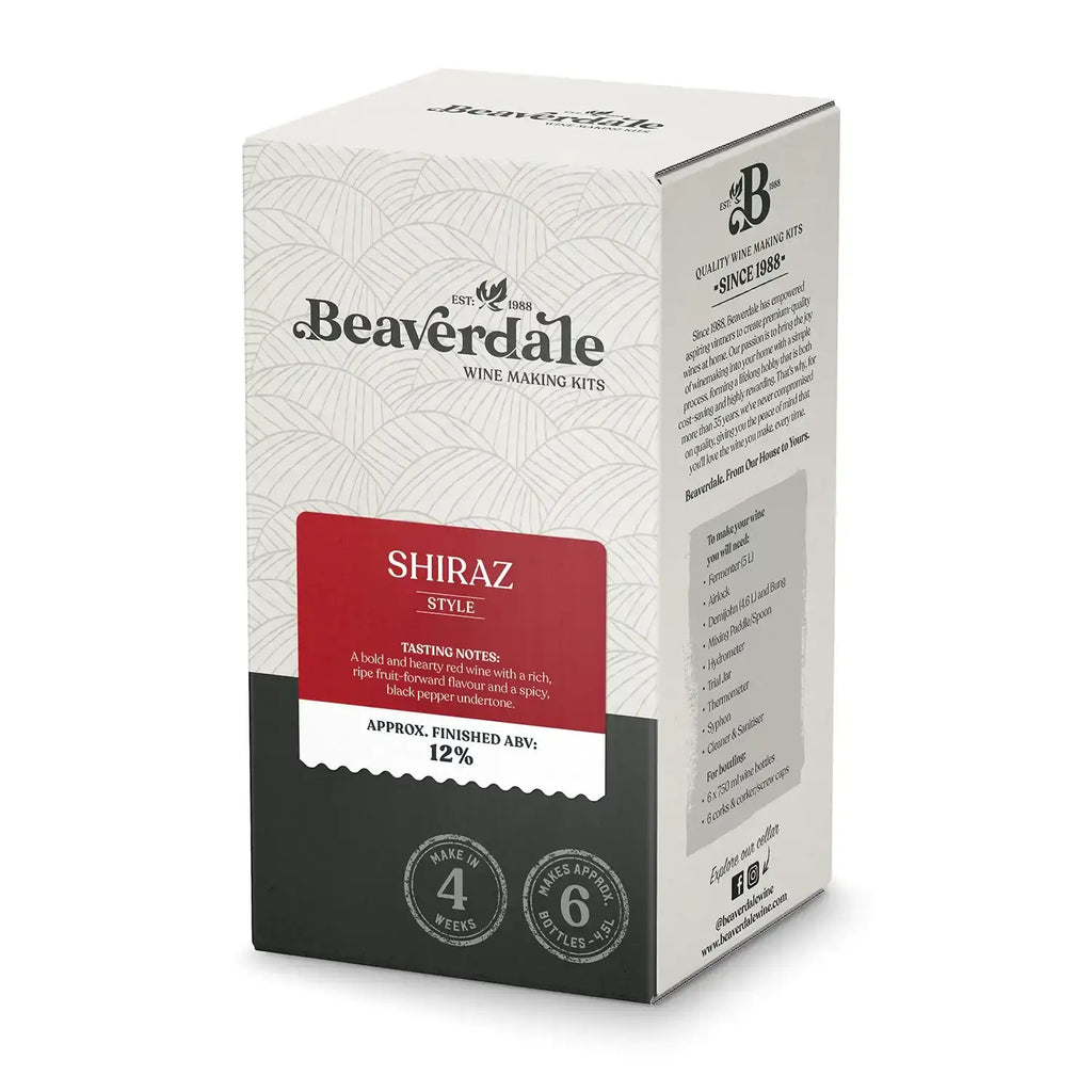 Beaverdale 6 Bottle Wine Kit Shiraz Style