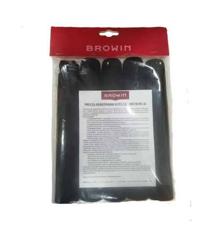 Black Shrink Caps 100 Pack - The Home Brew Shop