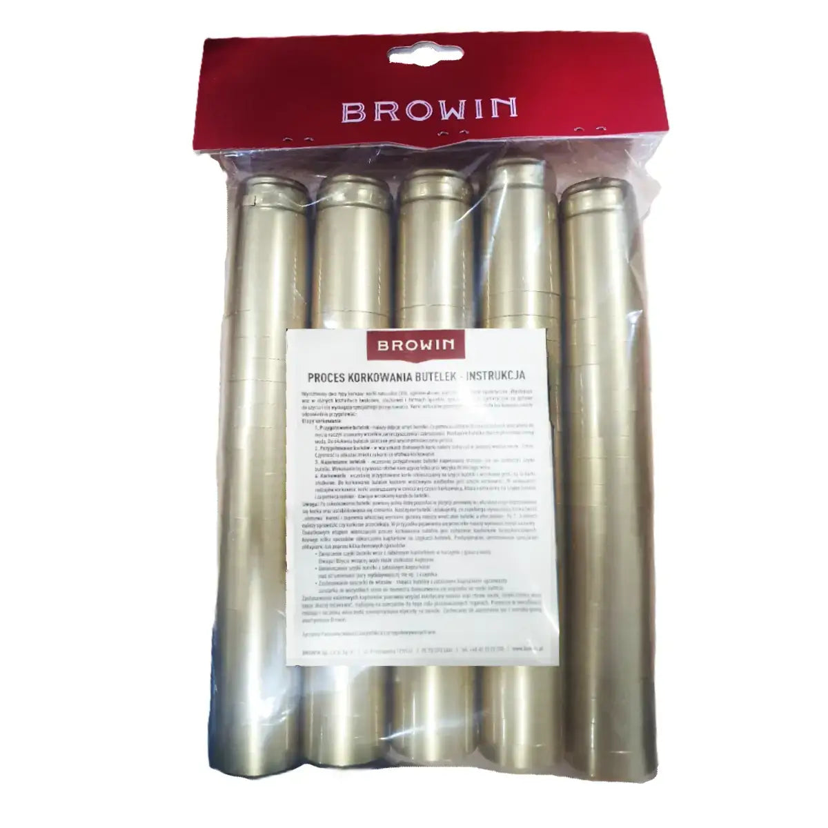 Gold Shrink Caps 100 Pack - The Home Brew Shop