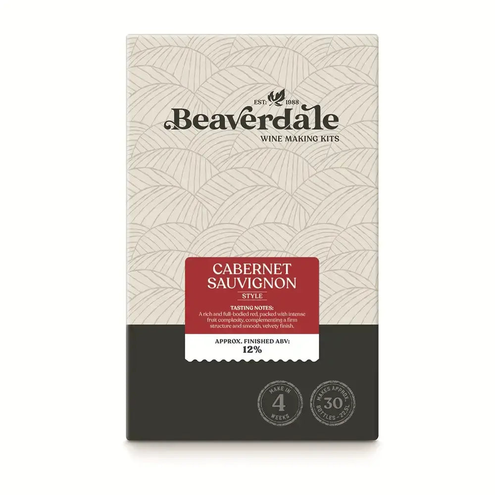 Cabernet Sauvignon Wine Kit Beaverdale 30 Bottles