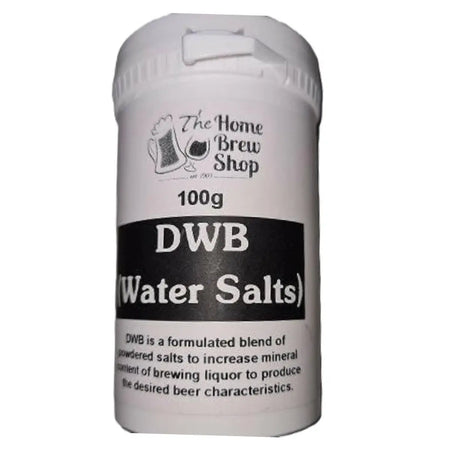 DWB  / DLS - Dry Water Burtonisation Salts 100g packaging for brewing water adjustment.