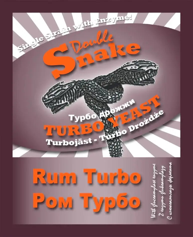 Double Snake Rum Turbo Yeast The Home Brew Shop 31308