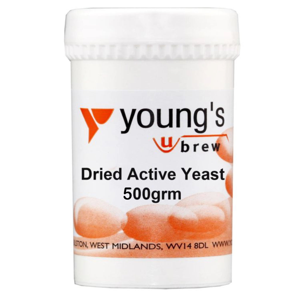 All purpose 500g Wine Yeast  ( Dried Active Yeast ) in a 500gr container for winemaking.
