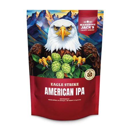 Eagle Strike American IPA Beer Kit with Dry Hops Mangrove Jacks | The Home Brew Shop | 10584
