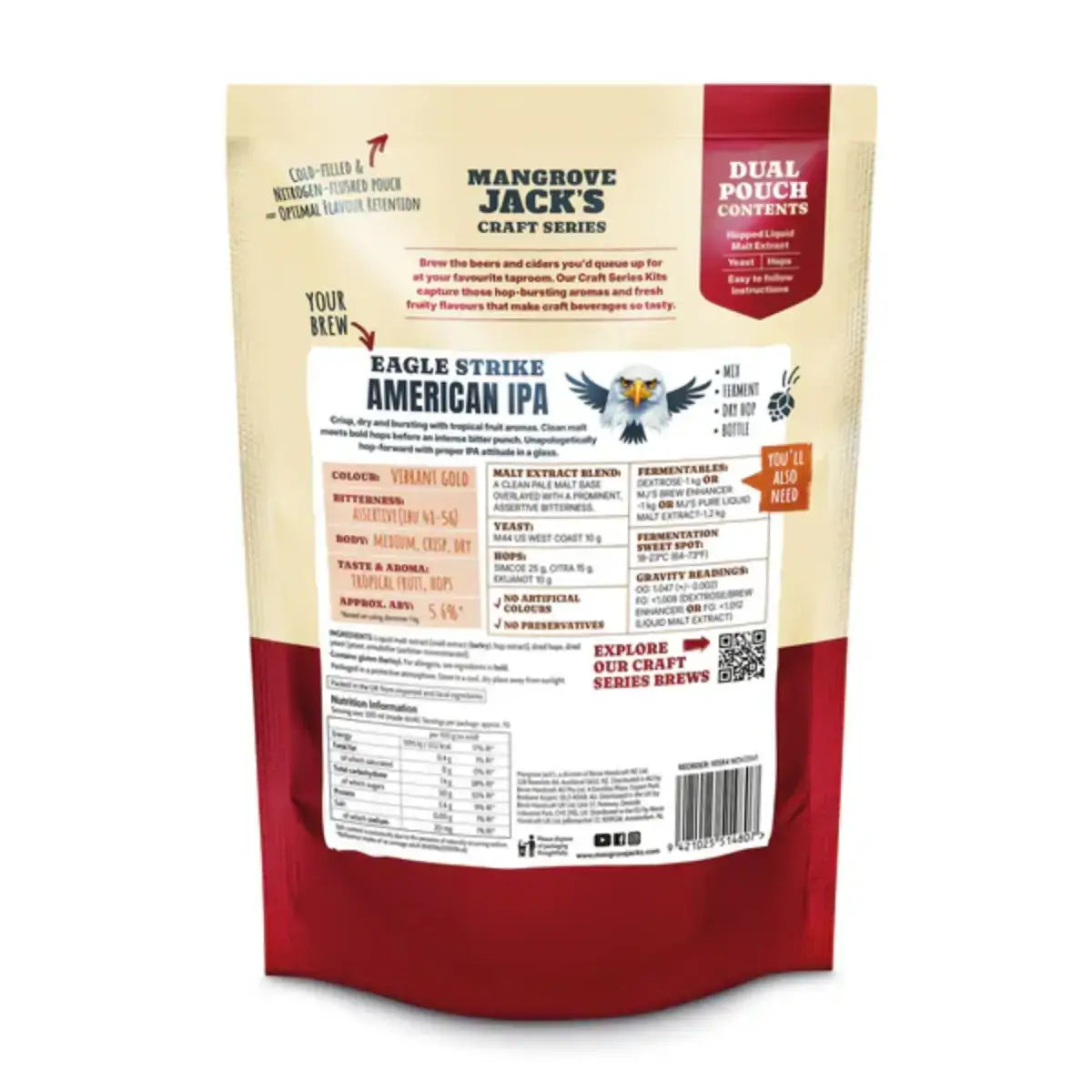Eagle Strike American IPA Beer Kit with Dry Hops  Mangrove Jacks Back | The Home Brew Shop | 10584
