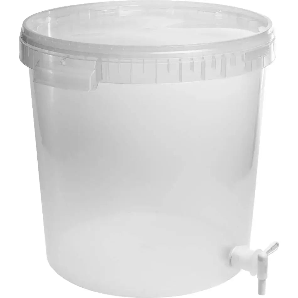 Plain Fermenting Bucket with Tap and Lid 30L The Home Brew Shop 340437