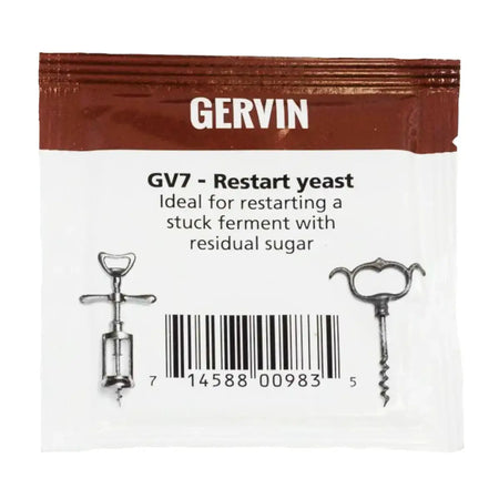 Gervin GV7 Restart Wine Yeast - The Home Brew Shop