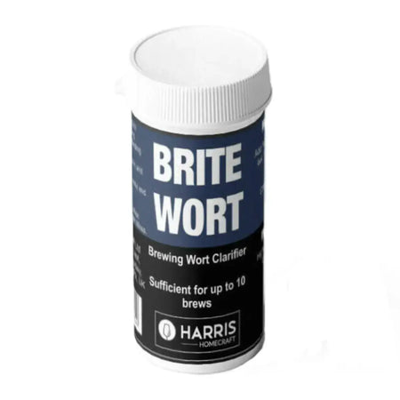 Harris Brite wort Copper Fining Tablets packaging for brewing wort clarifier, sufficient for up to 10 brews.