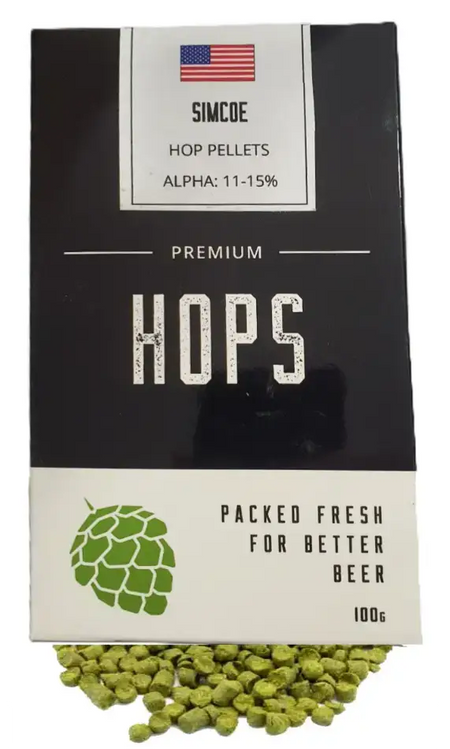 Simcoe 100g Hop Pellets from Harris The Home Brew Shop 63656