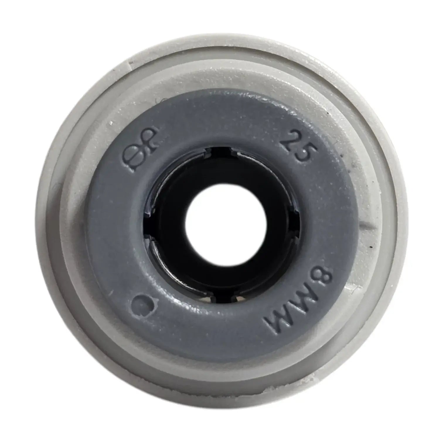 John Guest PM4508f4S - 5/16" Push Fit x 1/4" FFL Female end view