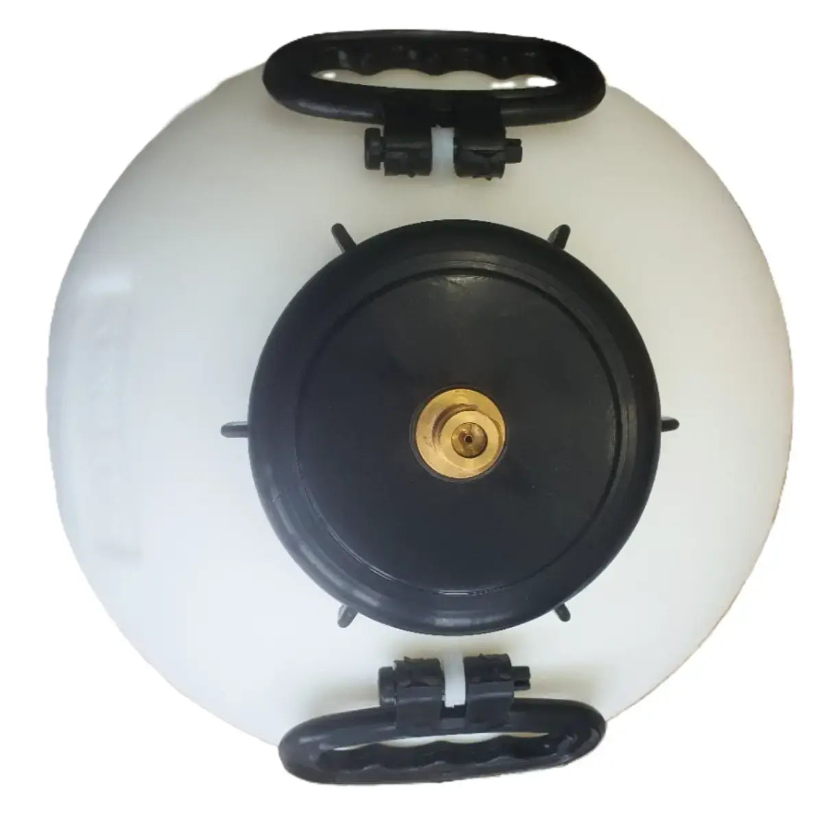 King Keg Top Tap Barrel - Pressure Barrel - Pin Valve - Cap with bulb pin valve and sturdy handles on top.