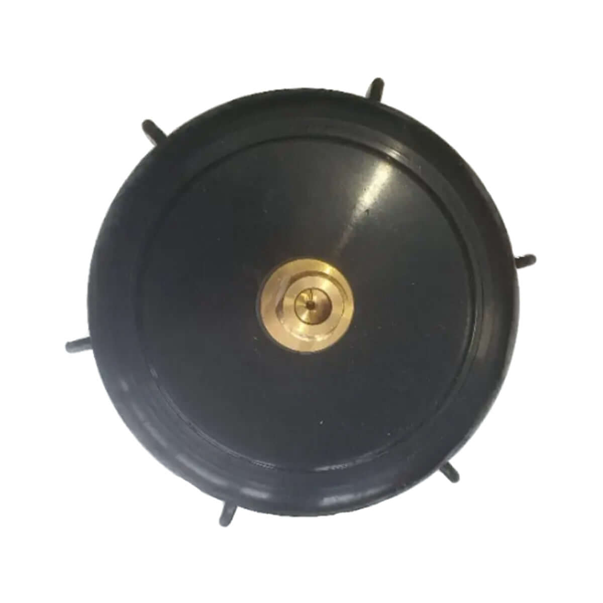 4 Inch cap for King Keg with S30 valve top view showing integrated S30 connector and durable design.