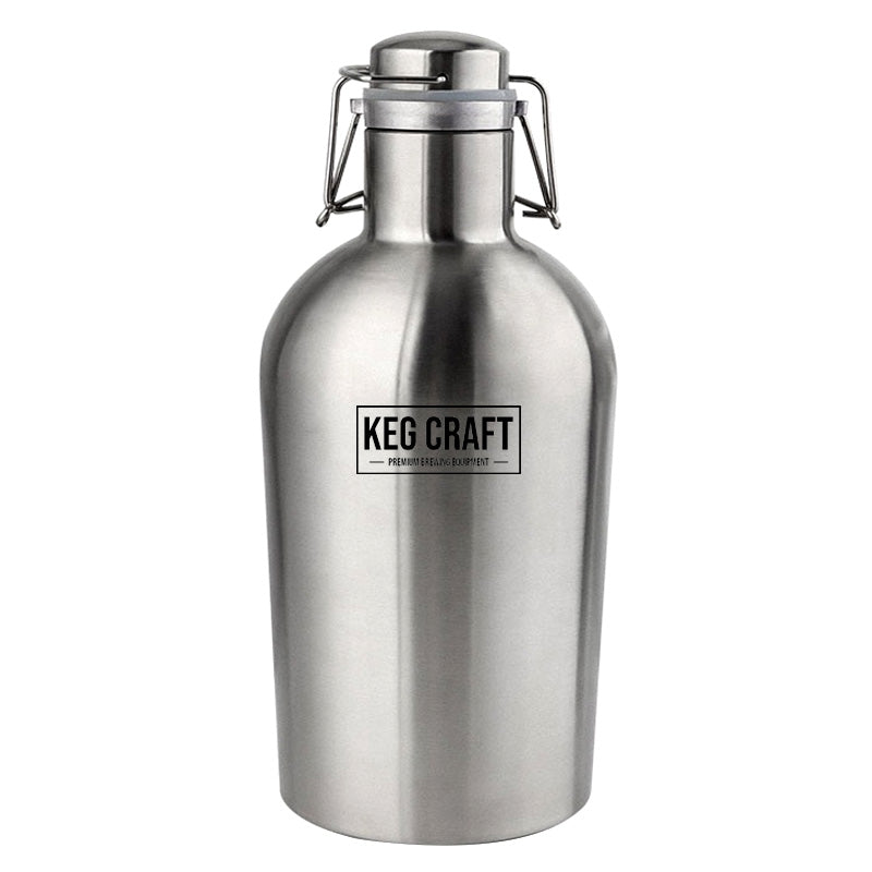 Keg Craft 2 Litre Stainless Steel Beer Growler