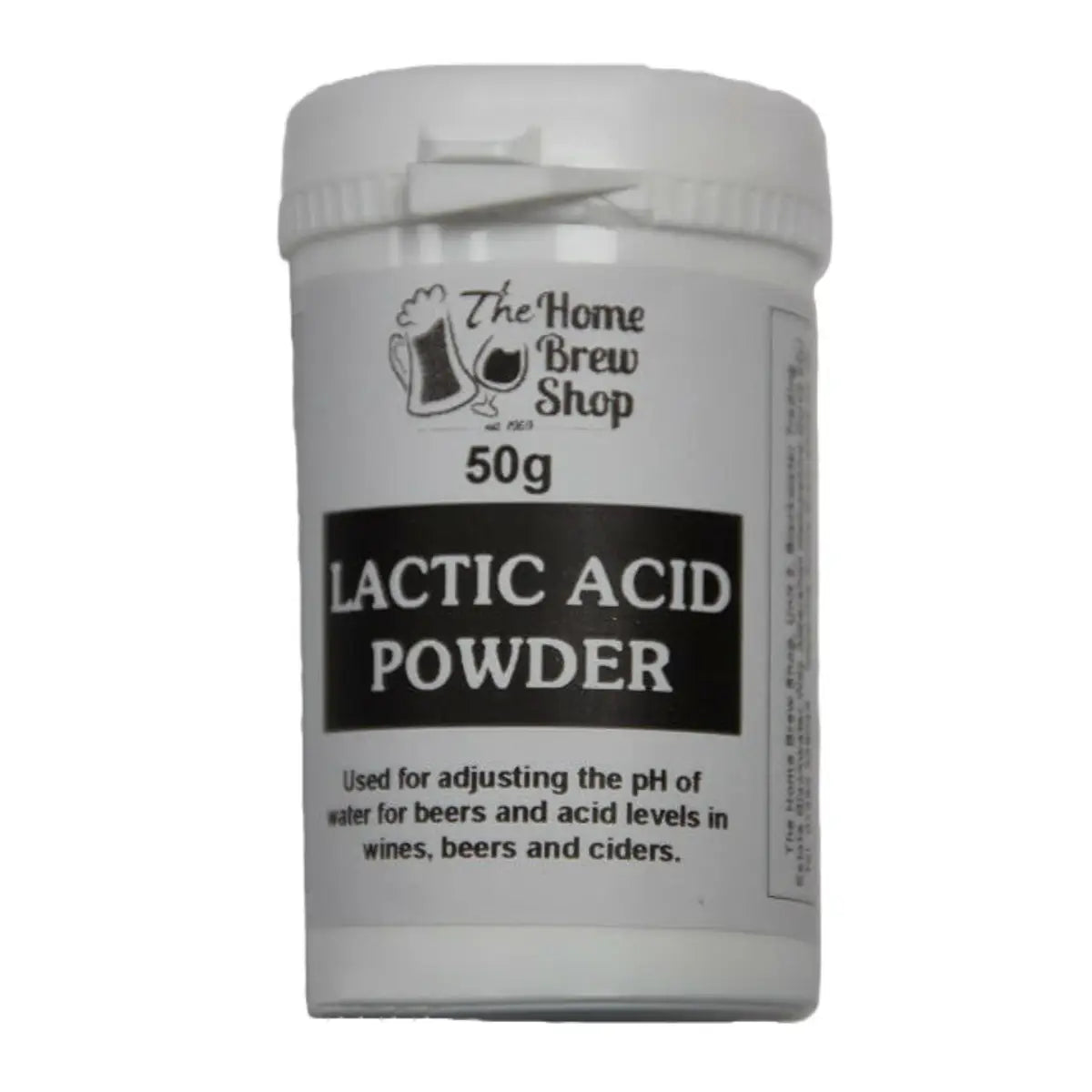 Lactic Acid Powder 50g | The Home Brew Shop | 101358