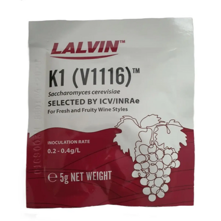 K1-V1116 Wine Yeast - Lalvin | The Home Brew Shop | 4252-30044
