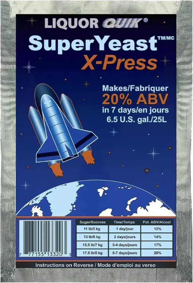 Liquor Quik Super Yeast X-Press Turbo Yeast The Home Brew Shop 32245
