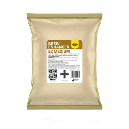 E2 Medium Brew Enhancer 1kg pack from Mangrove Jack's Recipe Range for home brewing.