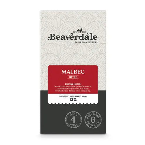 Malbec Style Wine Kit 6 Bottle Beaverdale
