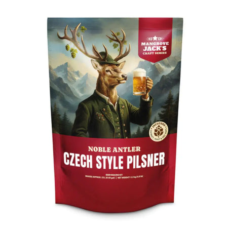 Noble Antler Czch Style Pilsner Beer Kit with Dry Hops - Mangrove Jacks | The Home Brew Shop | 10580