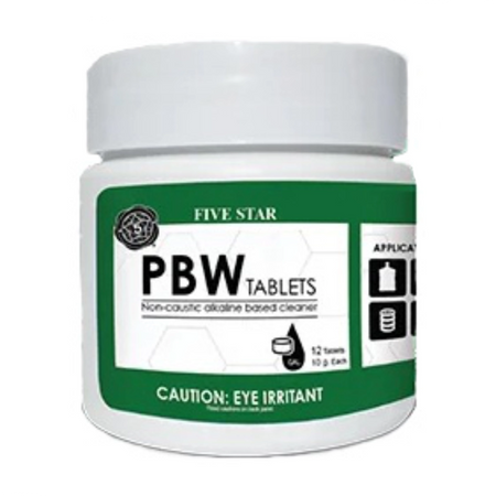 PBW Tablets 10g x 12 Five Star | The Home Brew Shop | 50363
