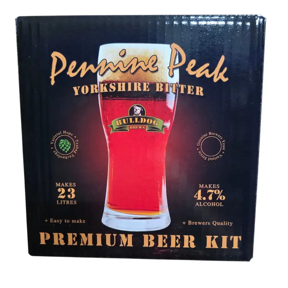 Pennine Peak Yorkshire Bitter - Bulldog Beer Kit front of box