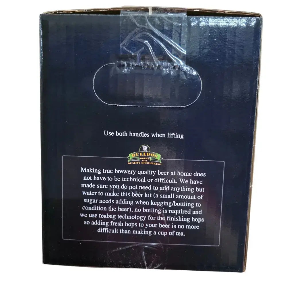 Pennine Peak Yorkshire Bitter - Bulldog Beer Kit side of box