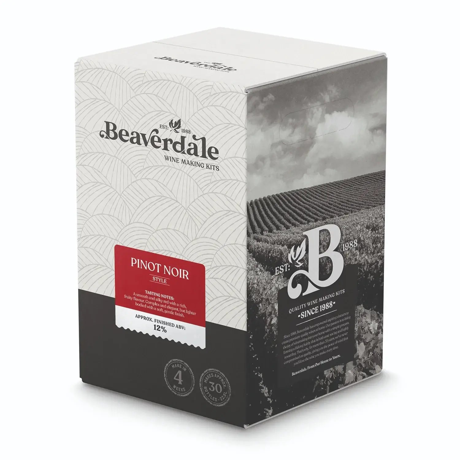 Pinot Noir Style Wine Kit Beaverdale 30 Bottle