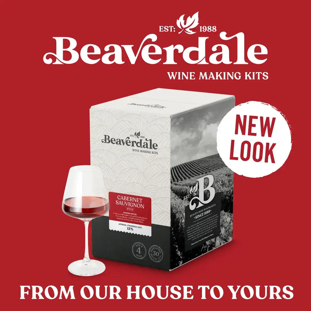 Pinot Noir Style Wine Kit Beaverdale 30 Bottle New Look